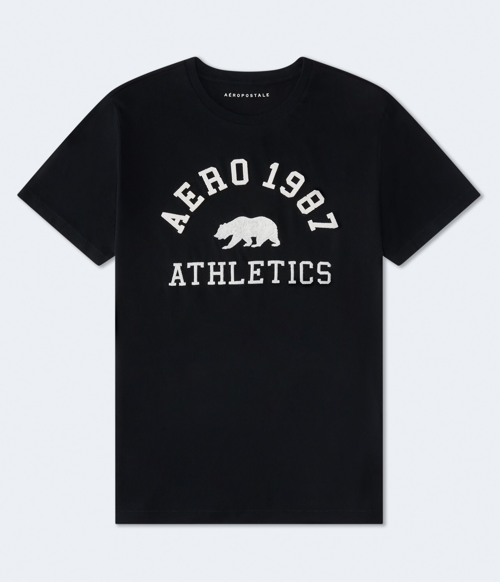 Aero Athletics Bear Appliqu&eacute; Graphic Tee