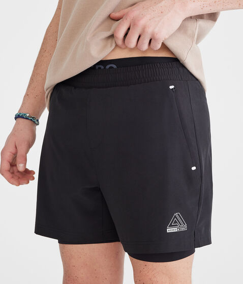Aero MVMNT 2-in-1 Hybrid Active Shorts 5.5" Aero MVMNT 2-in-1 Hybrid Active Shorts 5.5"