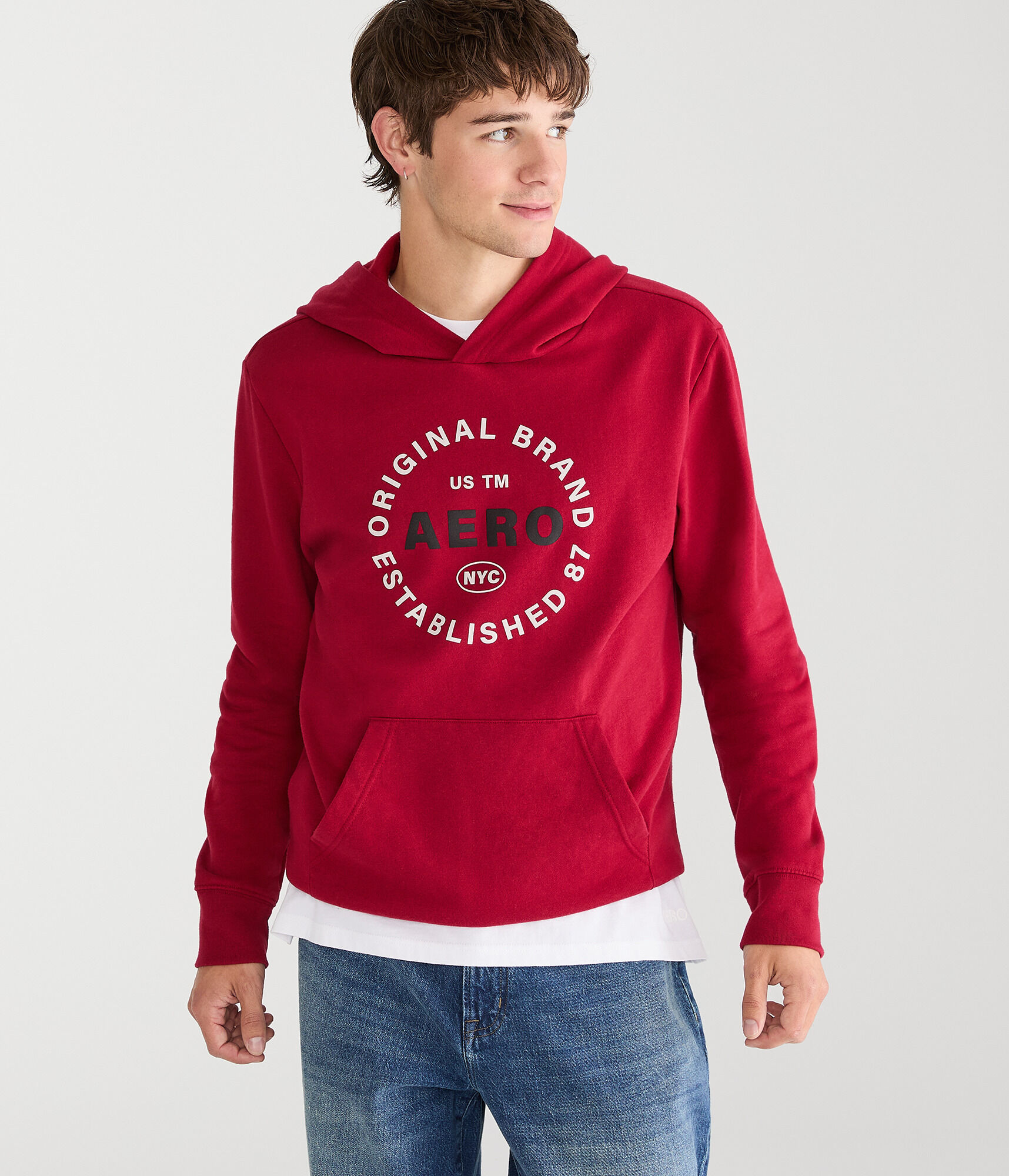 Aero Circle Logo Pullover Hoodie