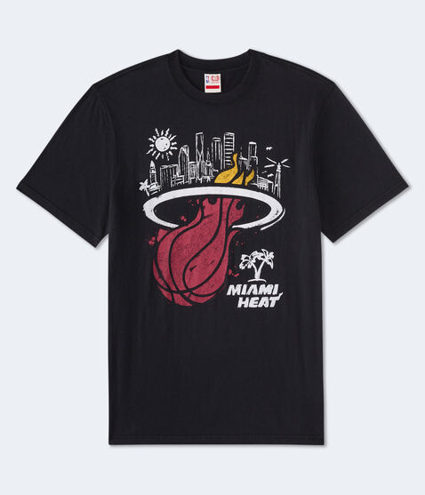 Miami Heat Relaxed Graphic Tee Miami Heat Relaxed Graphic Tee