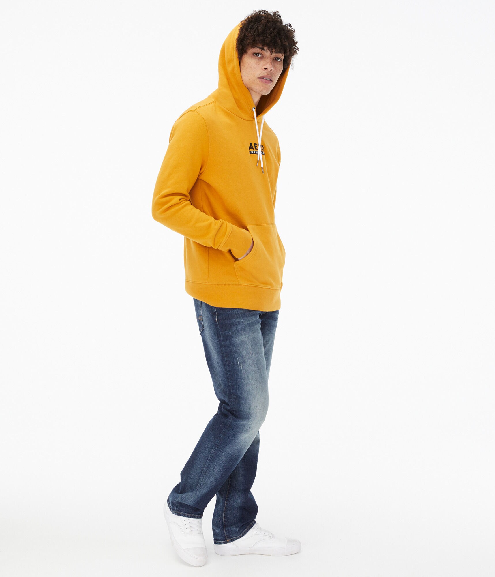 Aero New York Logo Pullover Hoodie