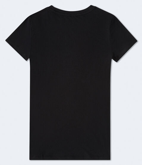 Aero Flower Row Appliqué Graphic Tee Aero Flower Row Appliqué Graphic Tee