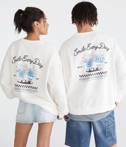 Smile Every Day Essentials Crew Sweatshirt Smile Every Day Essentials Crew Sweatshirt