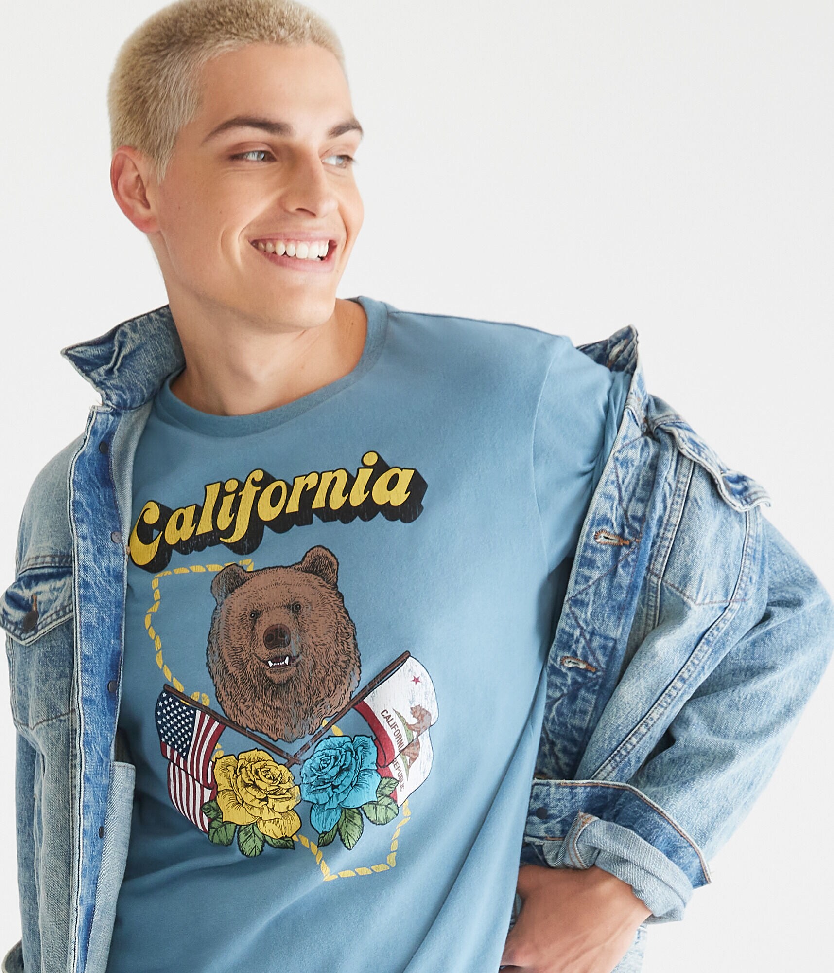 California State Bear Graphic Tee