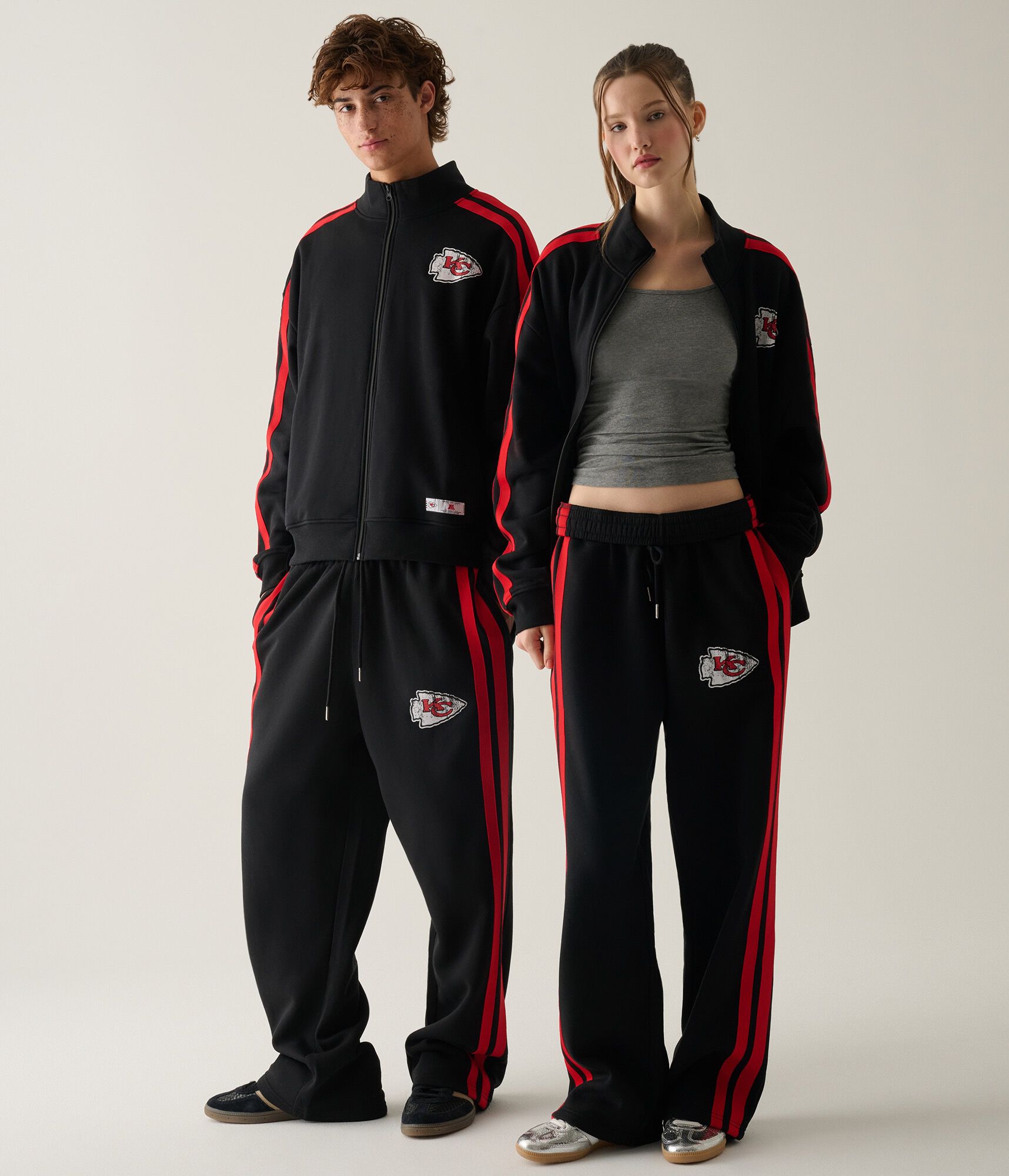 Kansas City Chiefs Baggy Fleece Track Pants