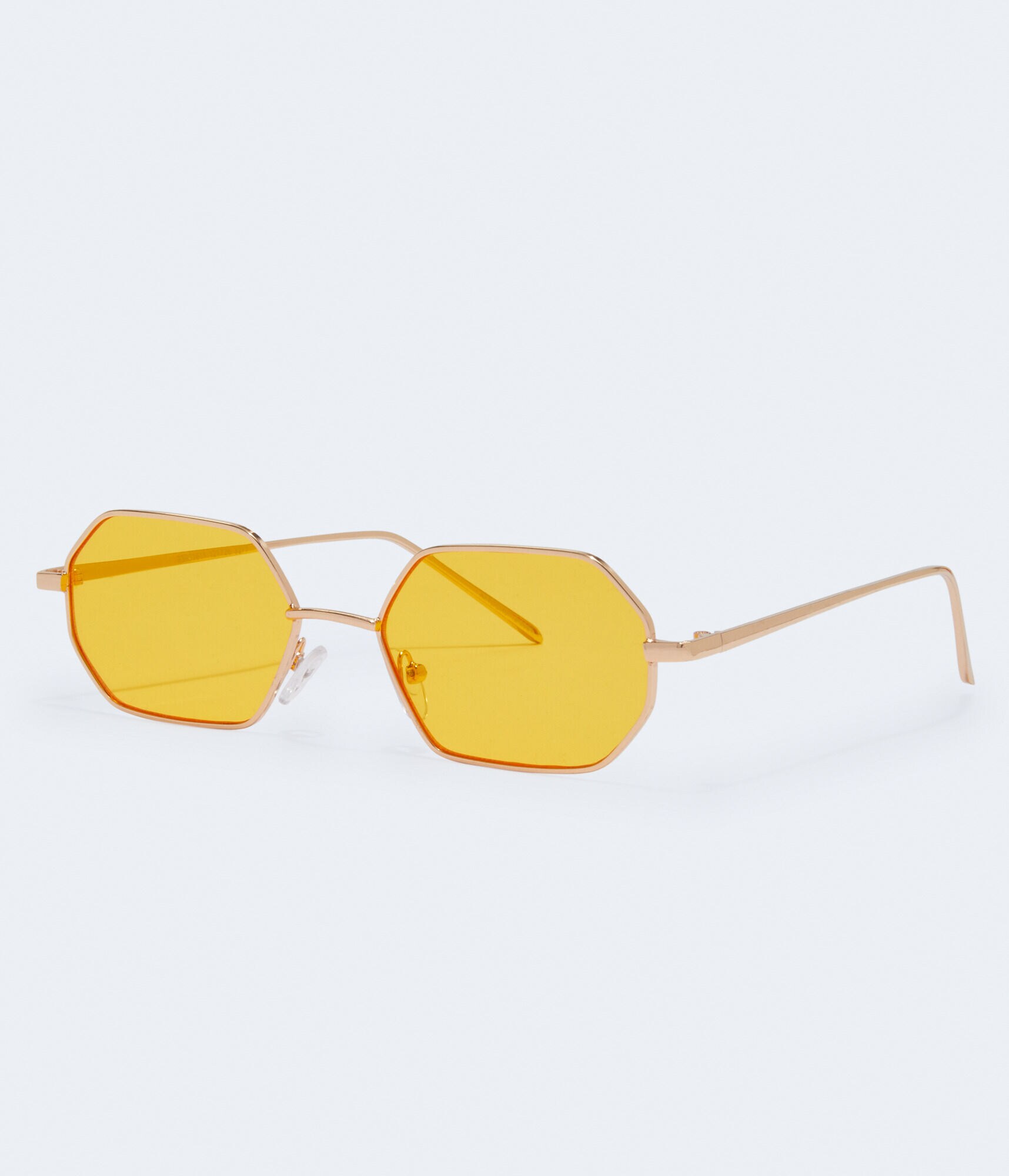 Pop-Color Geometric Sunglasses