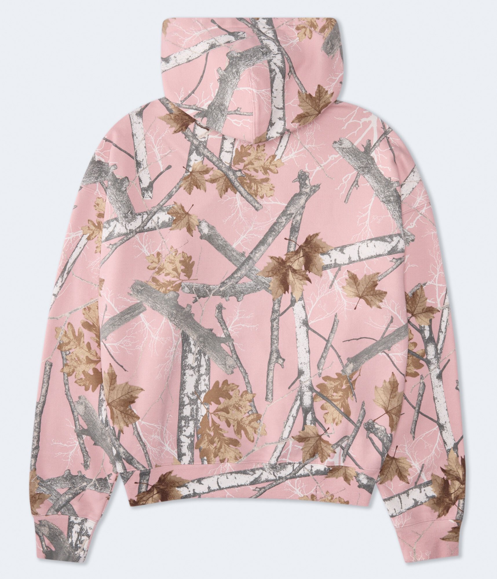 Cloud Soft Forest Camo Boxy Full-Zip Hoodie