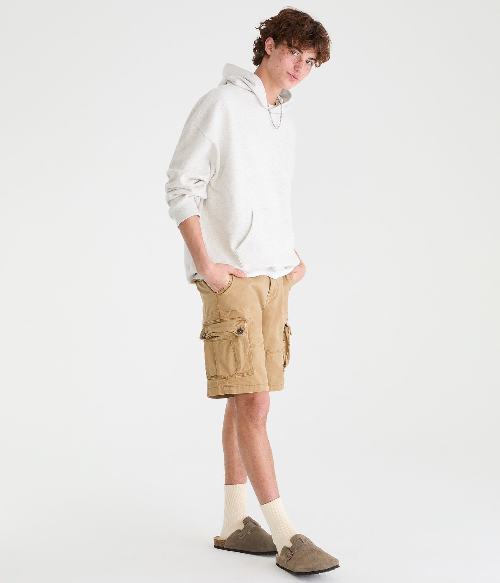 Stretch Twill Cargo Shorts 10"