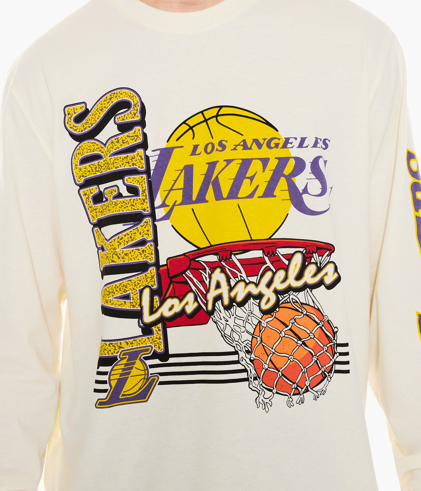 Long Sleeve Los Angeles Lakers Graphic Tee