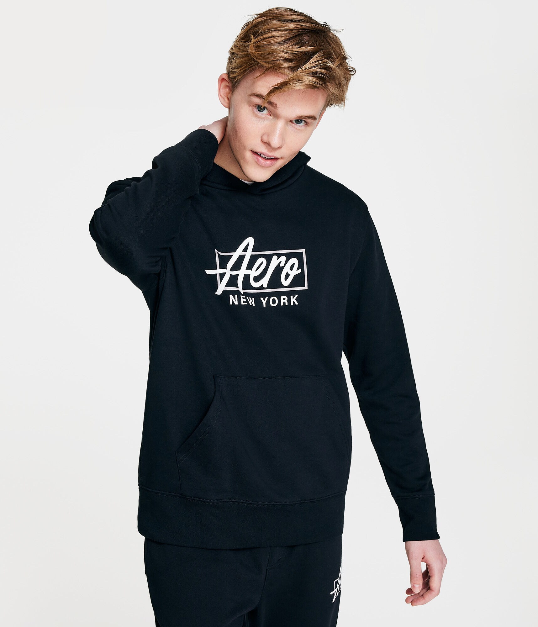 Aero New York Box Pullover Hoodie