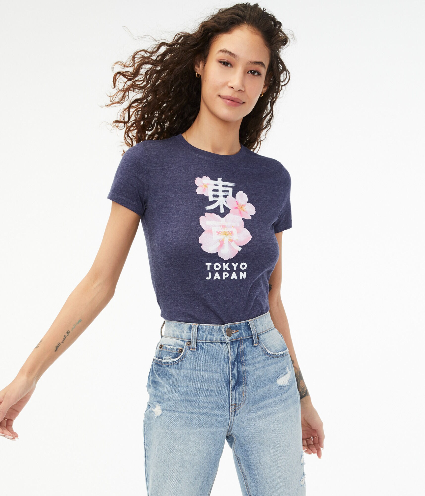 Tokyo Flowers Graphic Tee