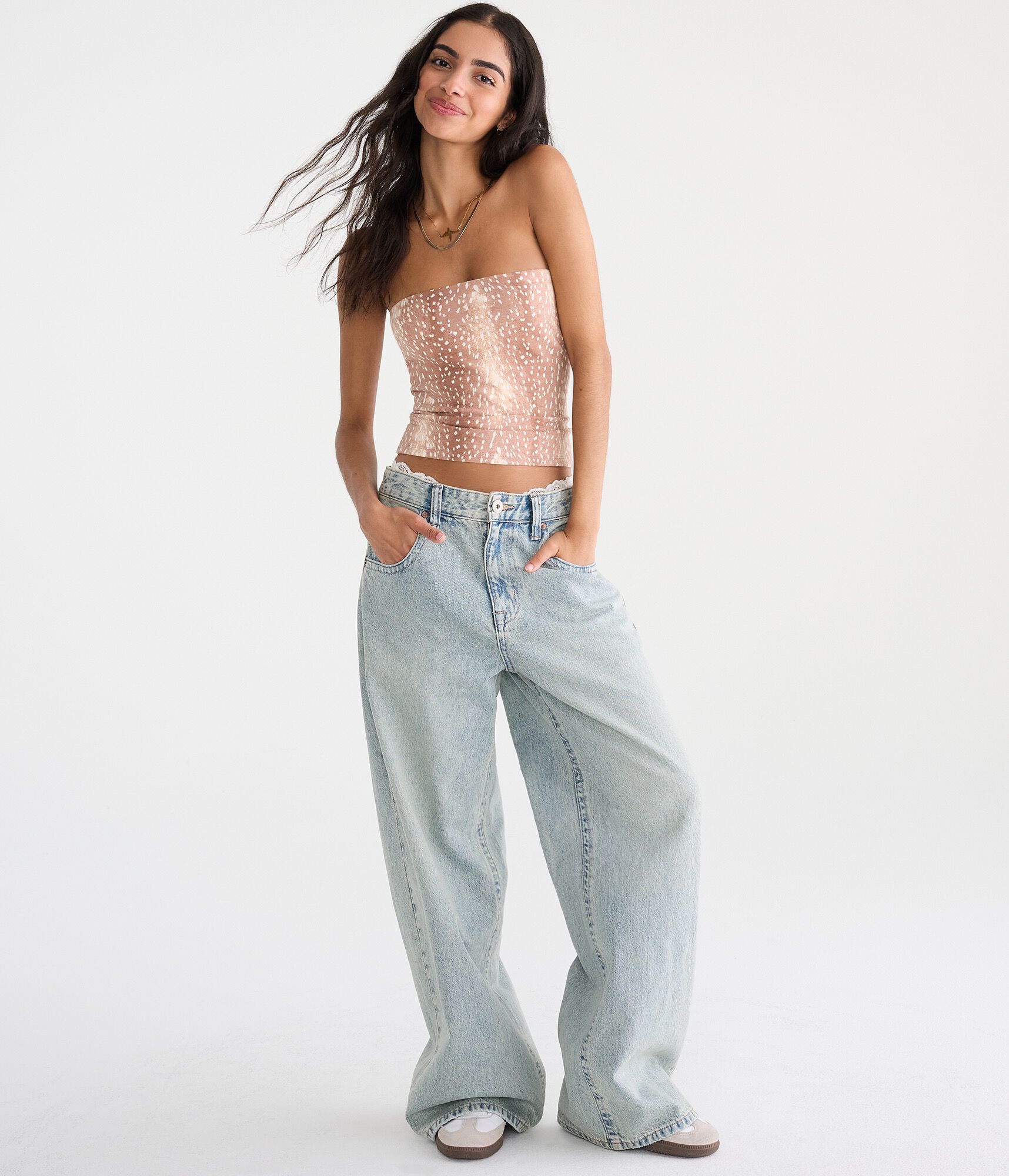 D&eacute;j&agrave; For Aero Deer Print Tube Top