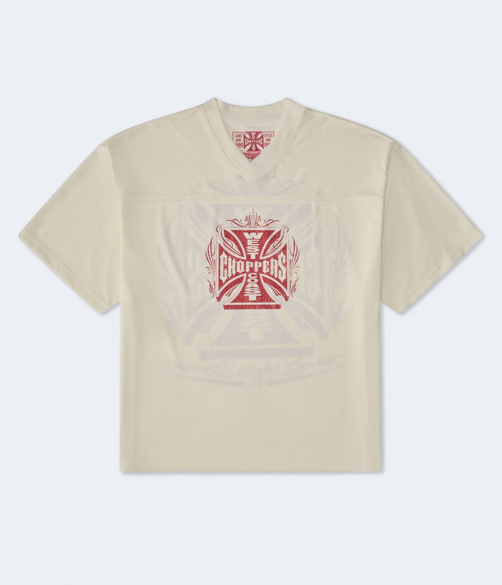 West Coast Choppers V-Neck Boxy Mesh Jersey