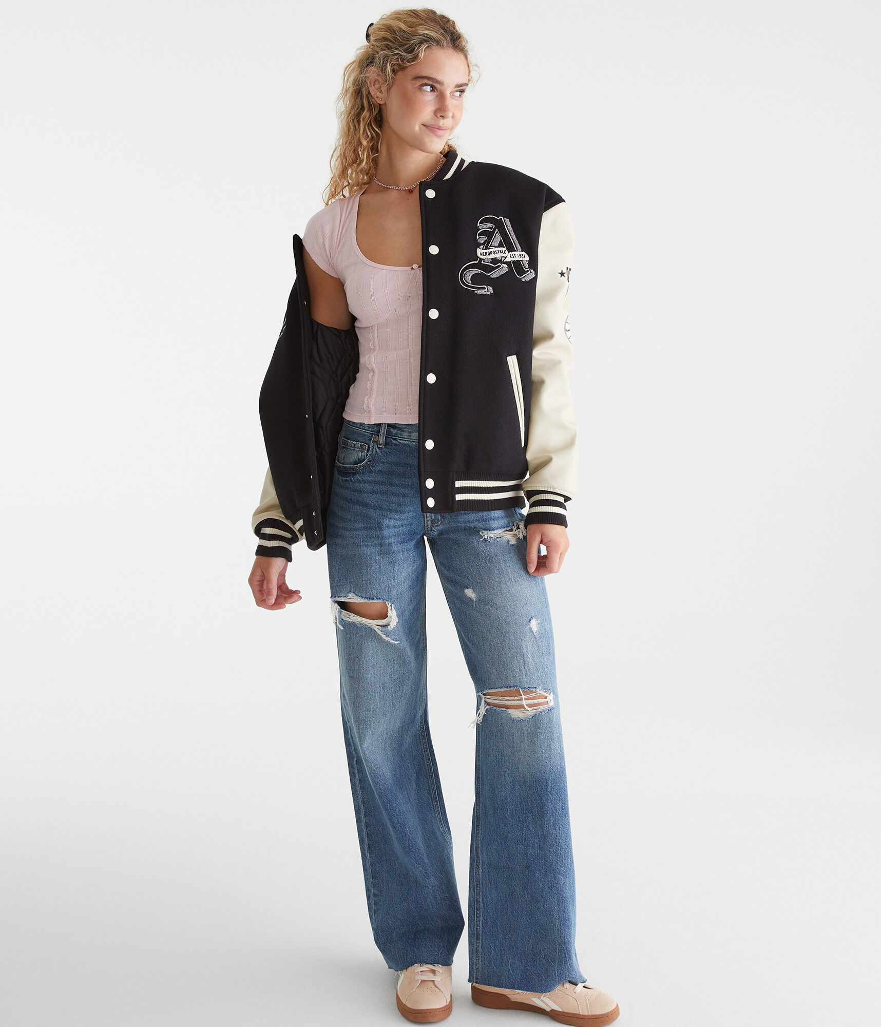 High-Rise Baggy Wide Leg Jean