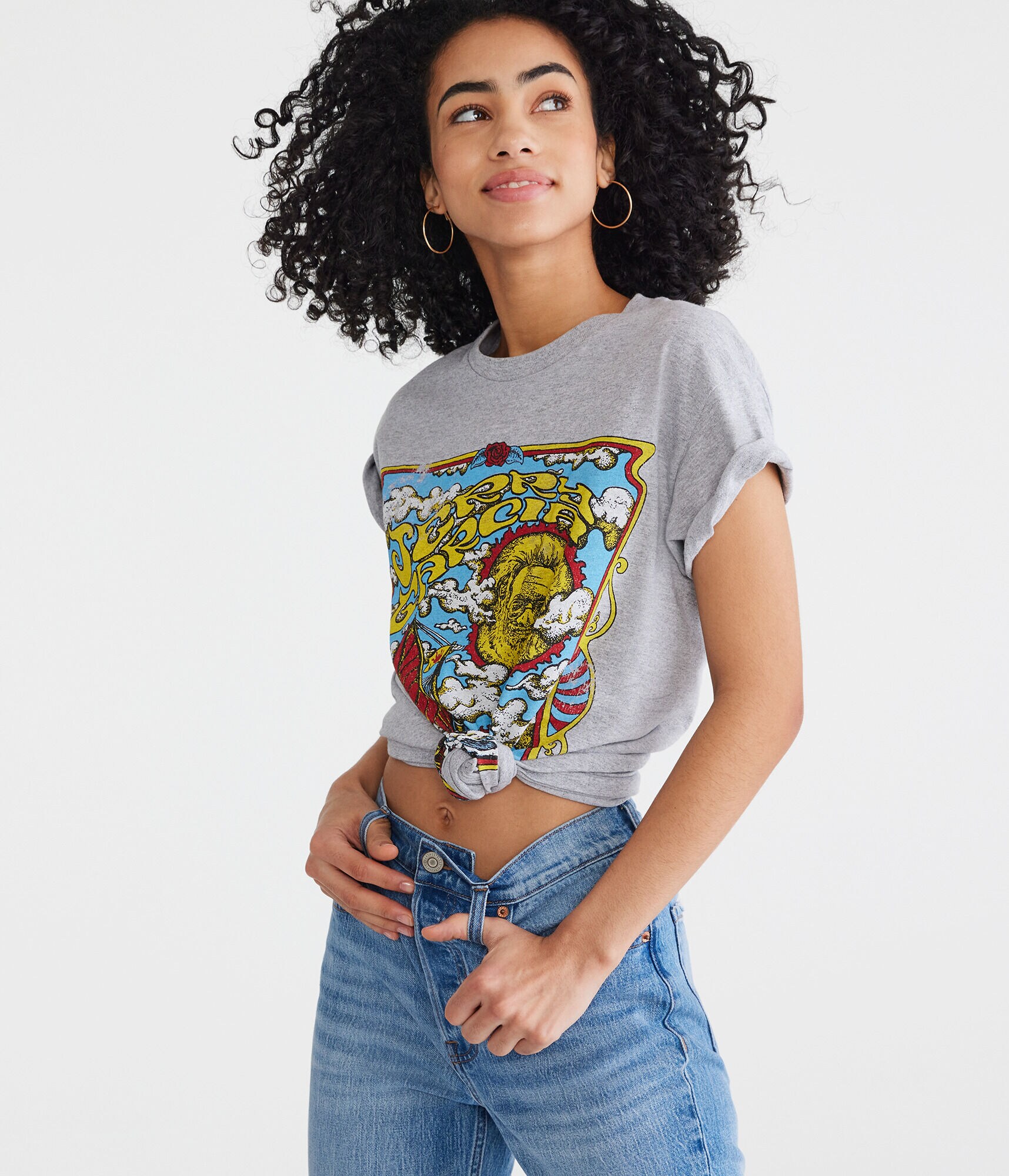 Jerry Garcia Sailing Graphic Tee