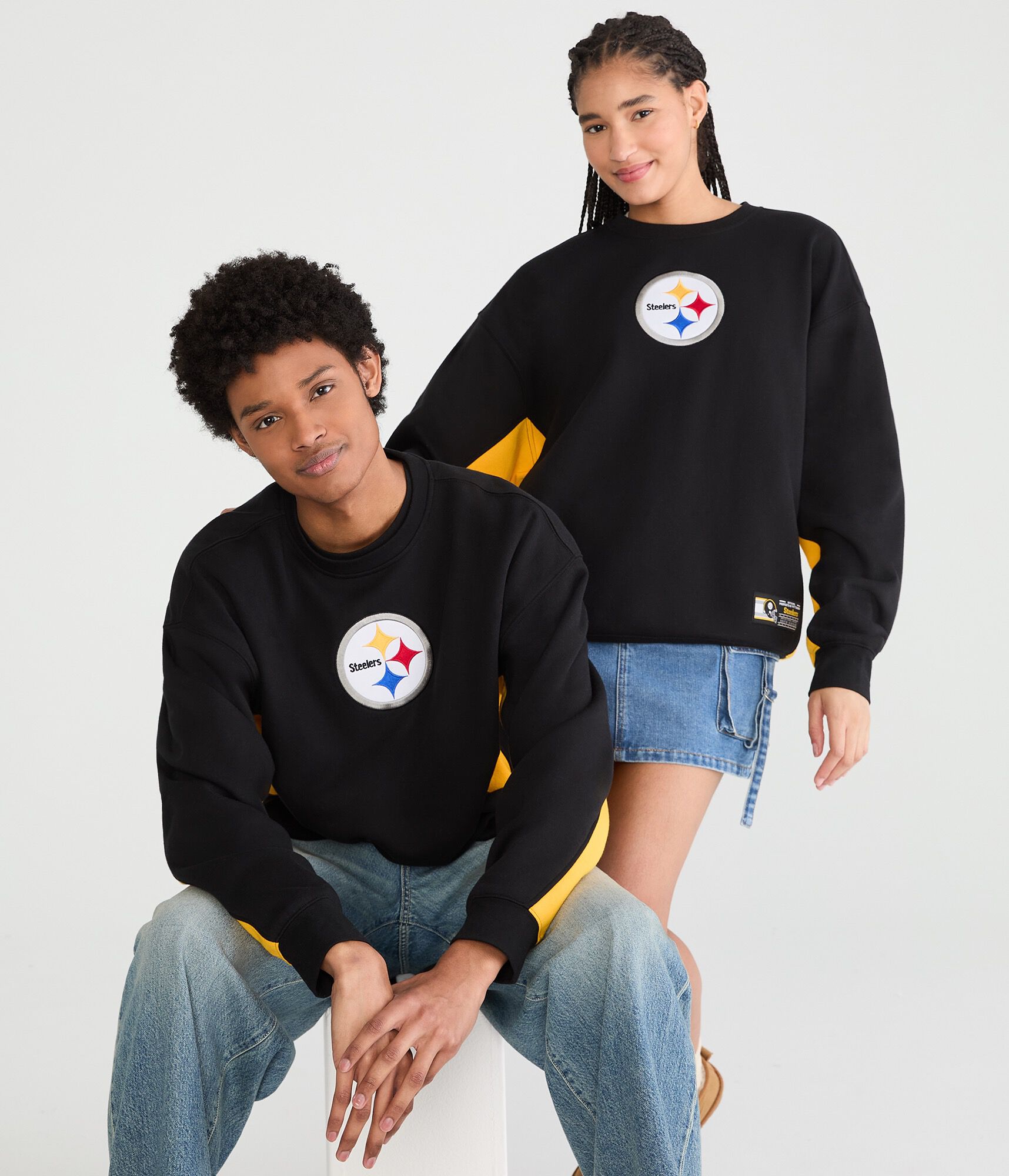 Pittsburgh Steelers Logo Crew Sweatshirt