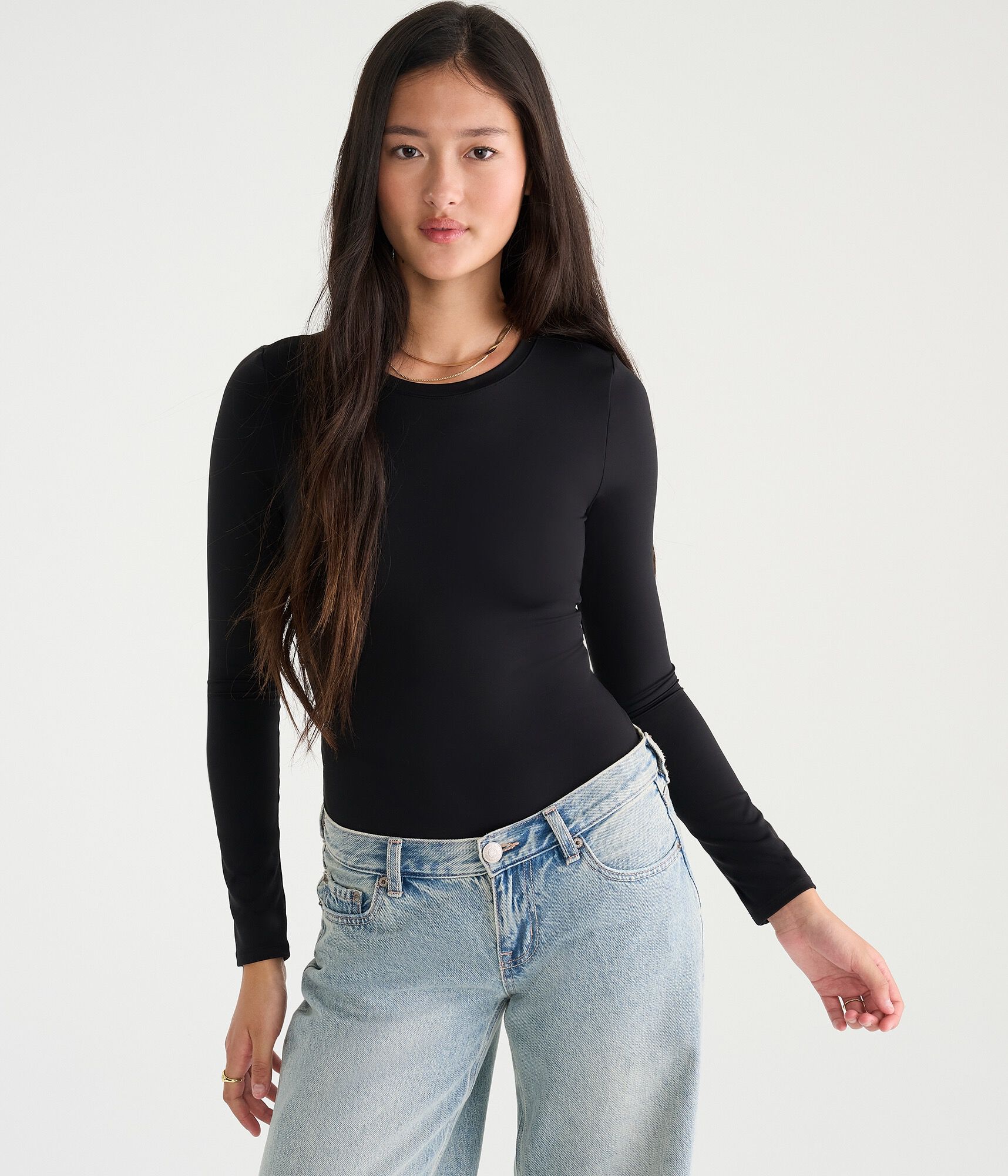 Long Sleeve Buttery Soft Crew Bodysuit