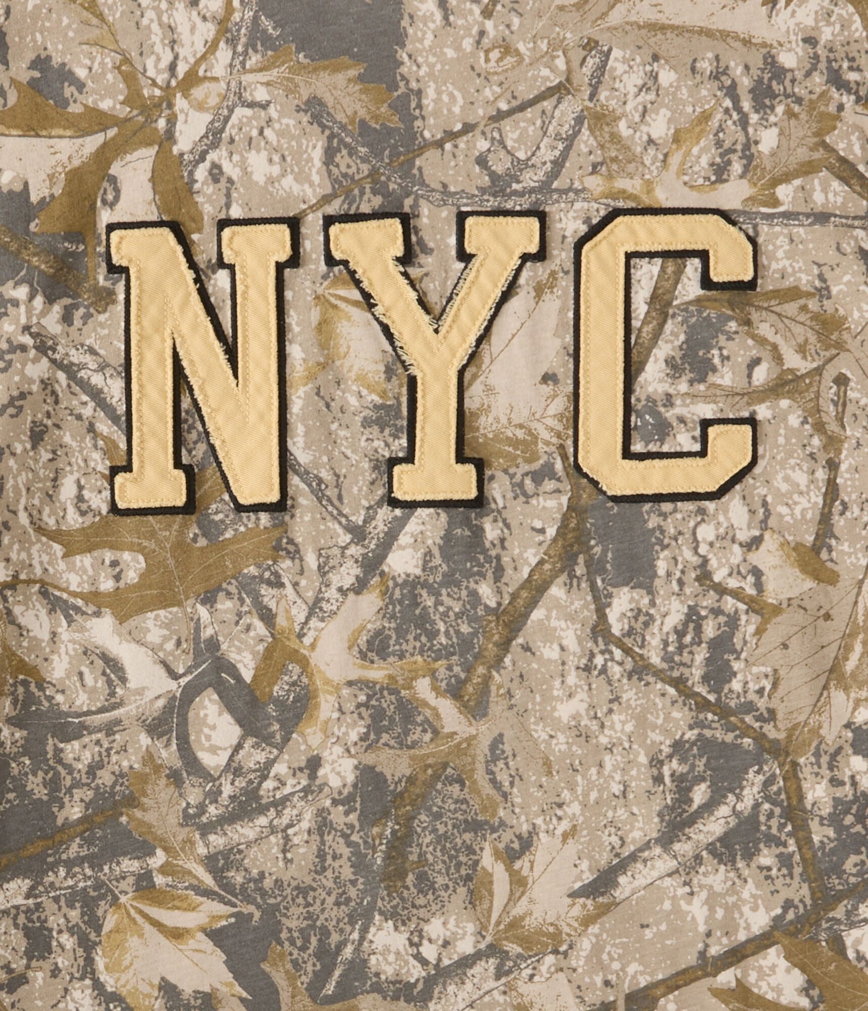 NYC Forest Camo Appliqu&eacute; Graphic Tee