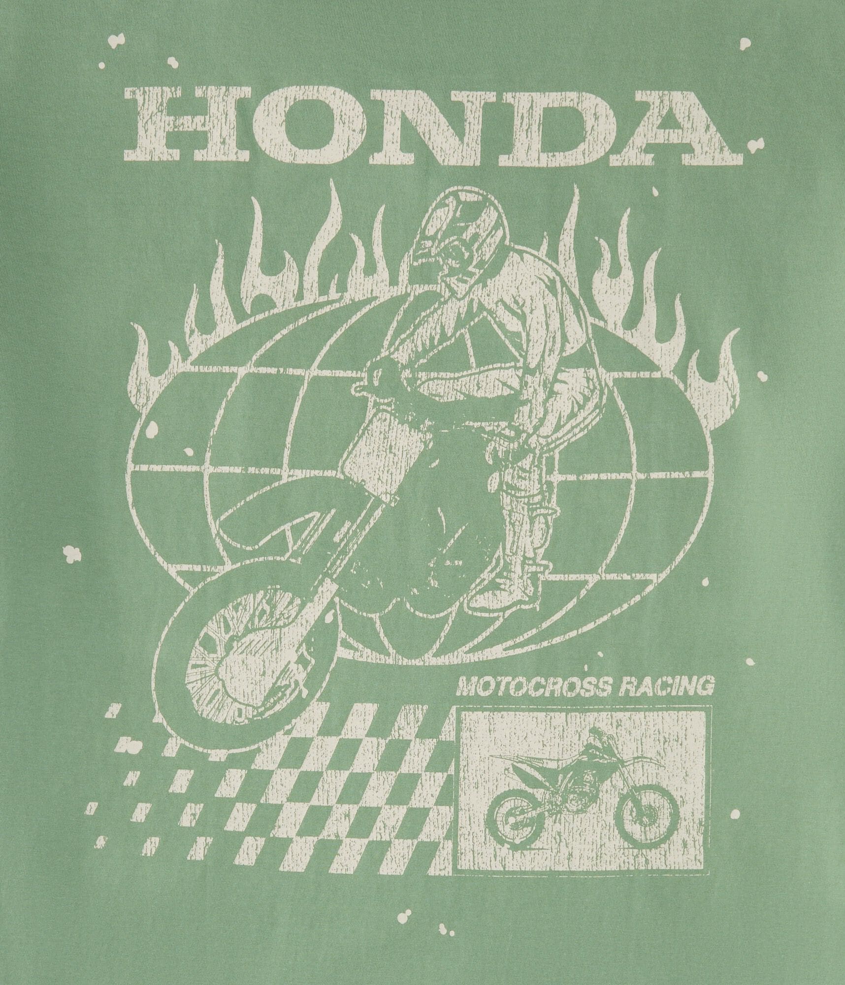 Honda Motocross Racing Relaxed Graphic Tee