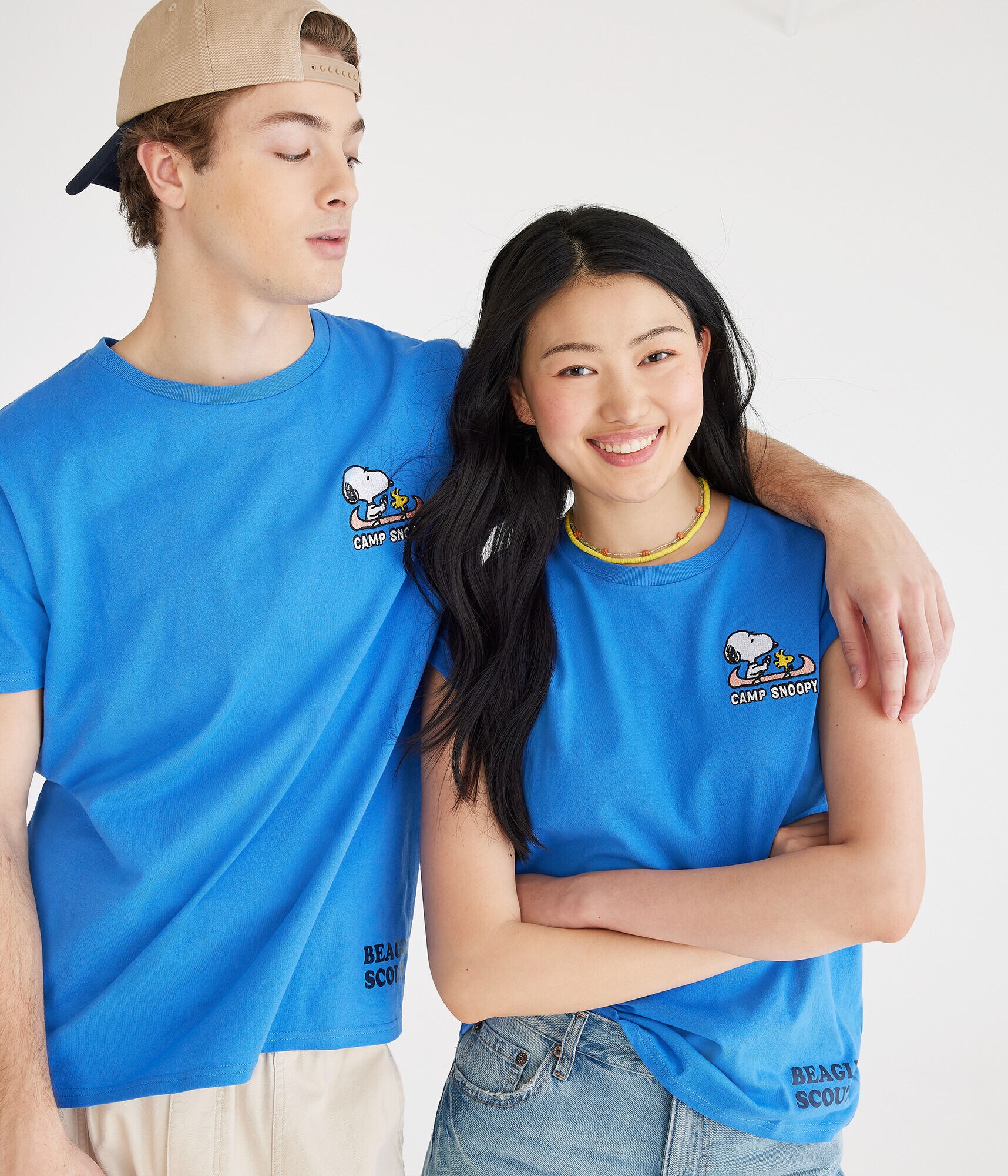 AERO | CAMP SNOOPY&trade; Beagle Scouts Relaxed Tee