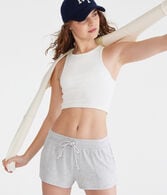 Fuzzy Fleece High-Rise Sleep Shorts