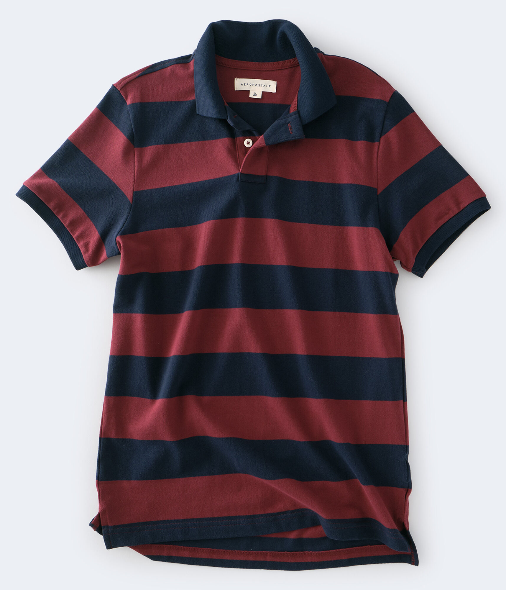 Striped Piqu&eacute; Polo