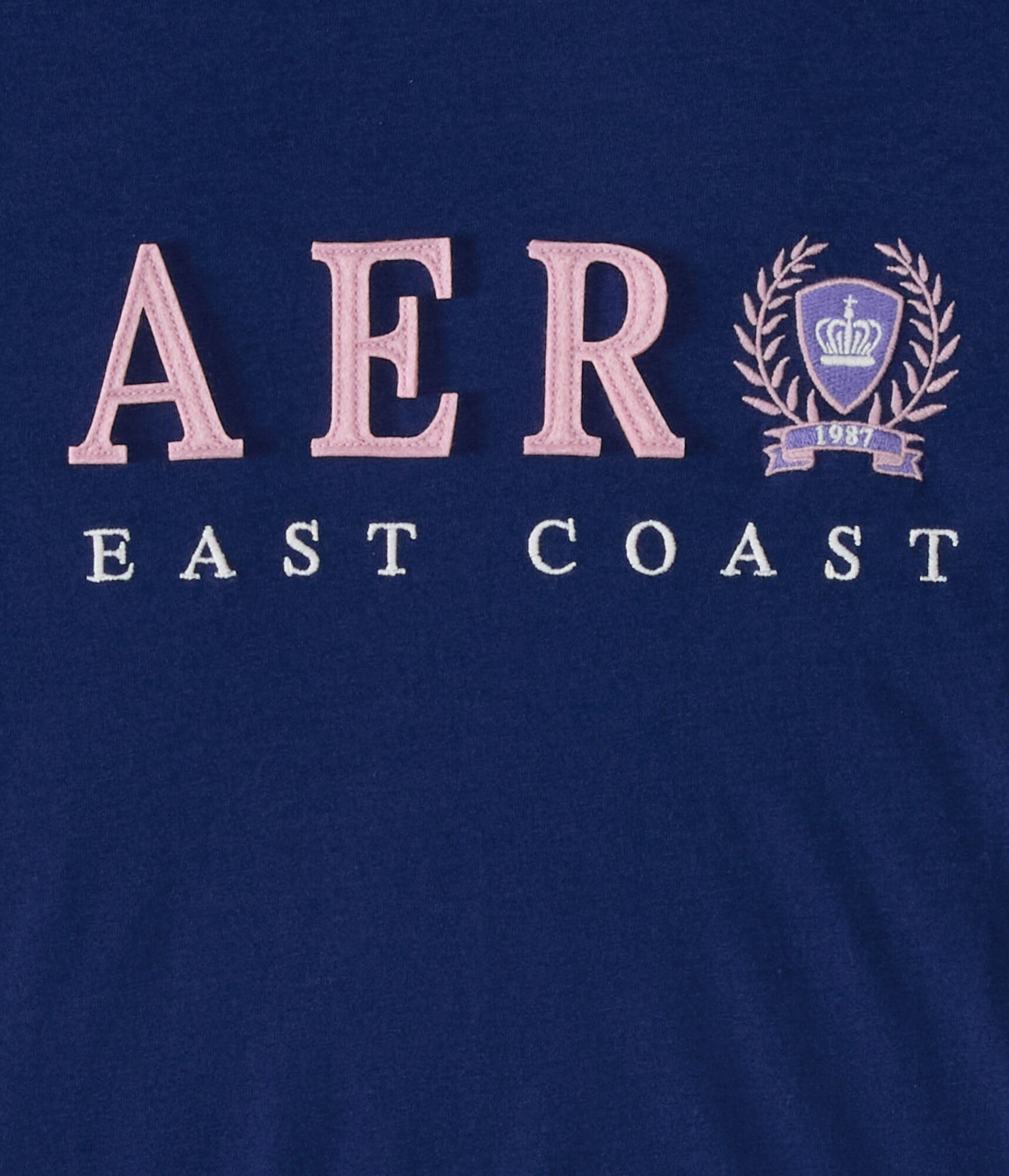 Aero East Coast Crest Appliqu&eacute; Graphic Tee