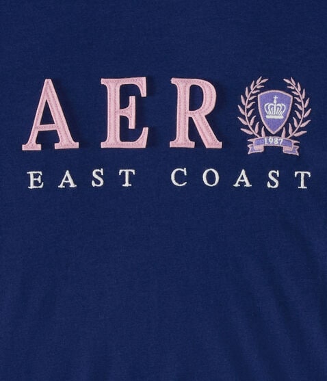 Aero East Coast Crest Appliqué Graphic Tee