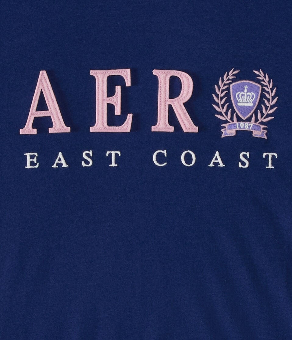 Aero East Coast Crest Appliqué Graphic Tee