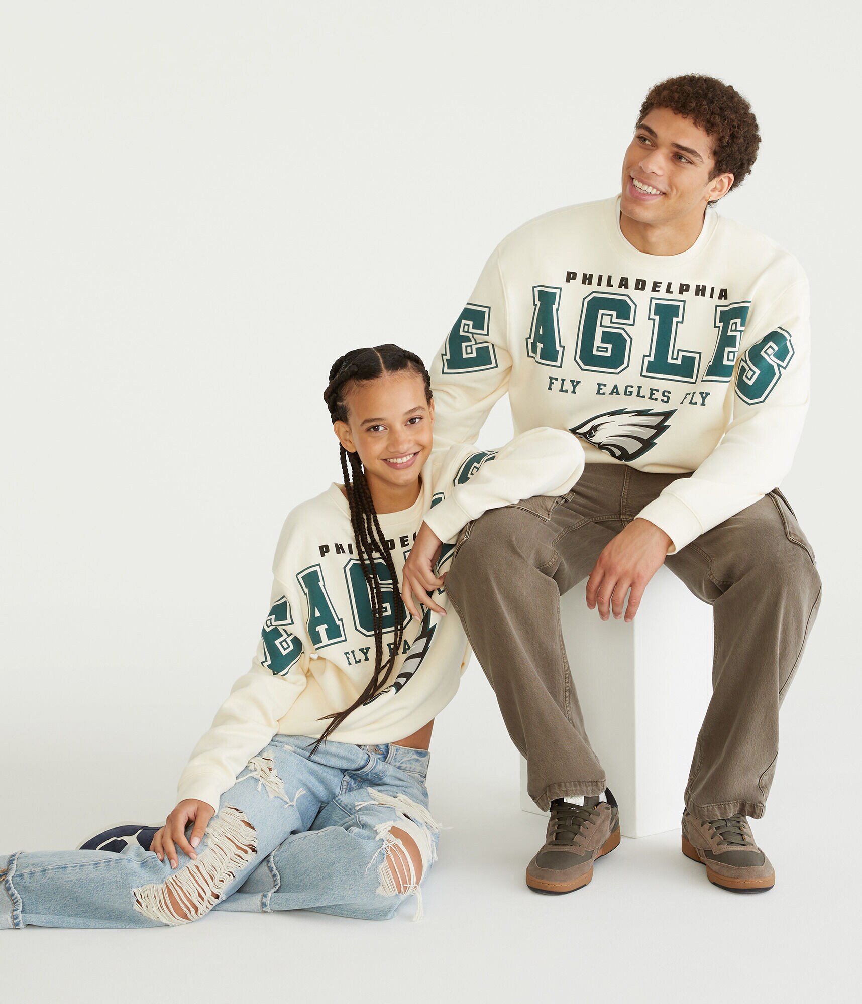 Philadelphia Eagles Crew Sweatshirt