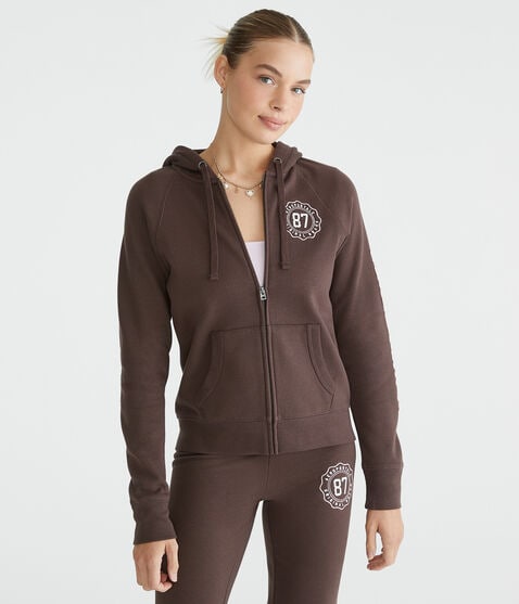 Aeropostale 87 Crest Full-Zip Hoodie Aeropostale 87 Crest Full-Zip Hoodie