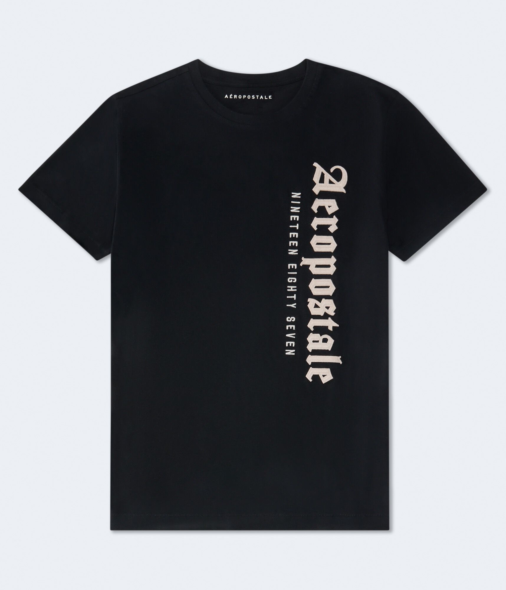 Vertical Aeropostale Appliqu&eacute; Graphic Tee