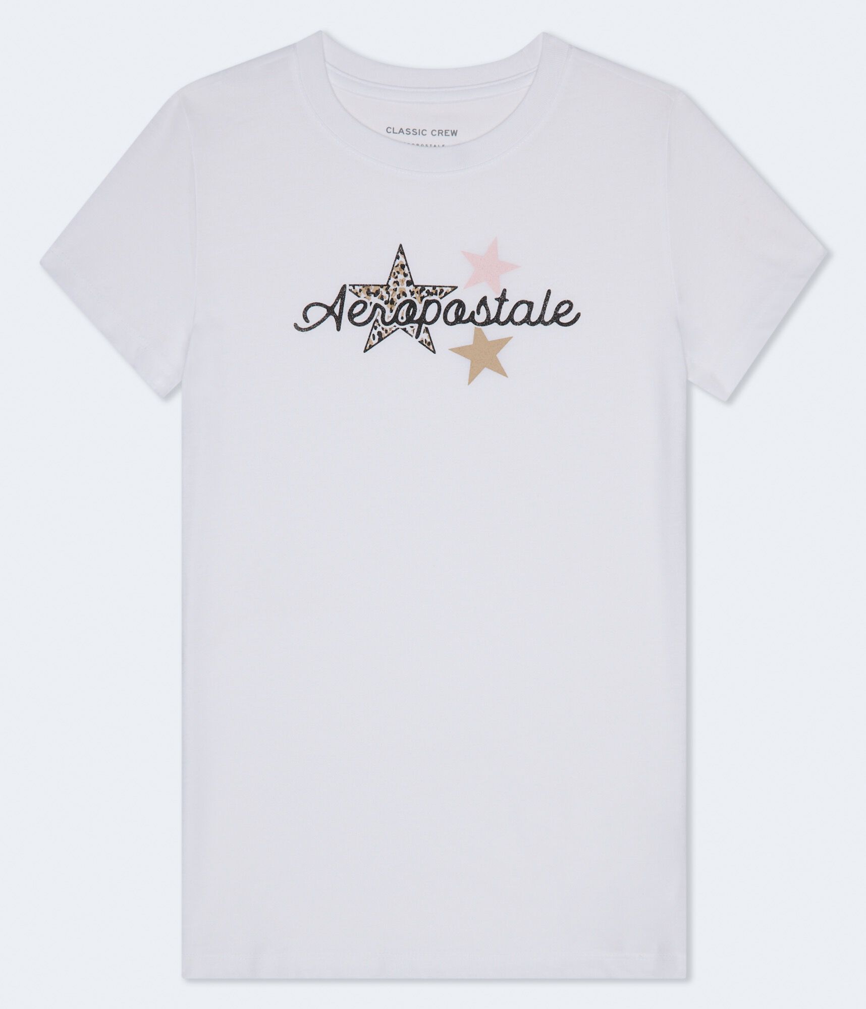 Aeropostale Leopard Star Graphic Tee