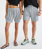 Essentials Solid Mesh Shorts 6"