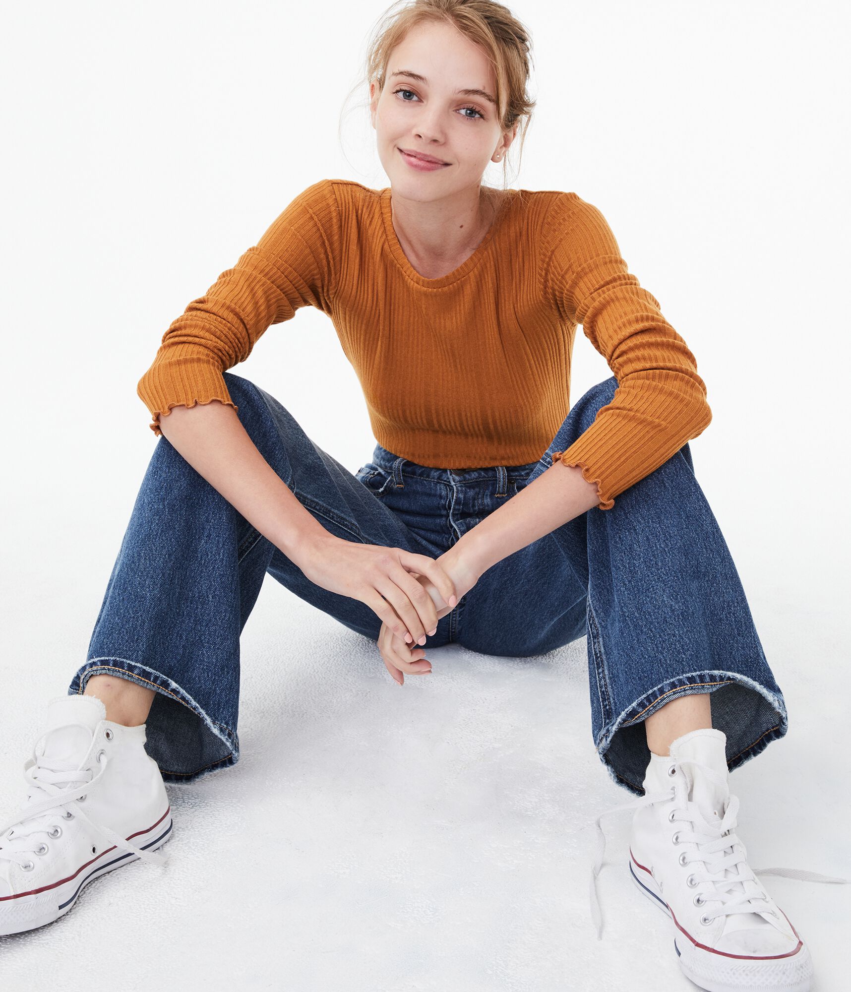 Long Sleeve Shrunken Tee