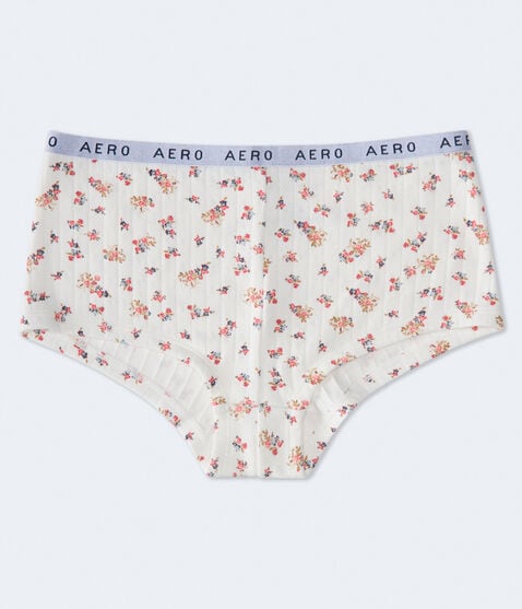 Floral Logo Boyshort Floral Logo Boyshort