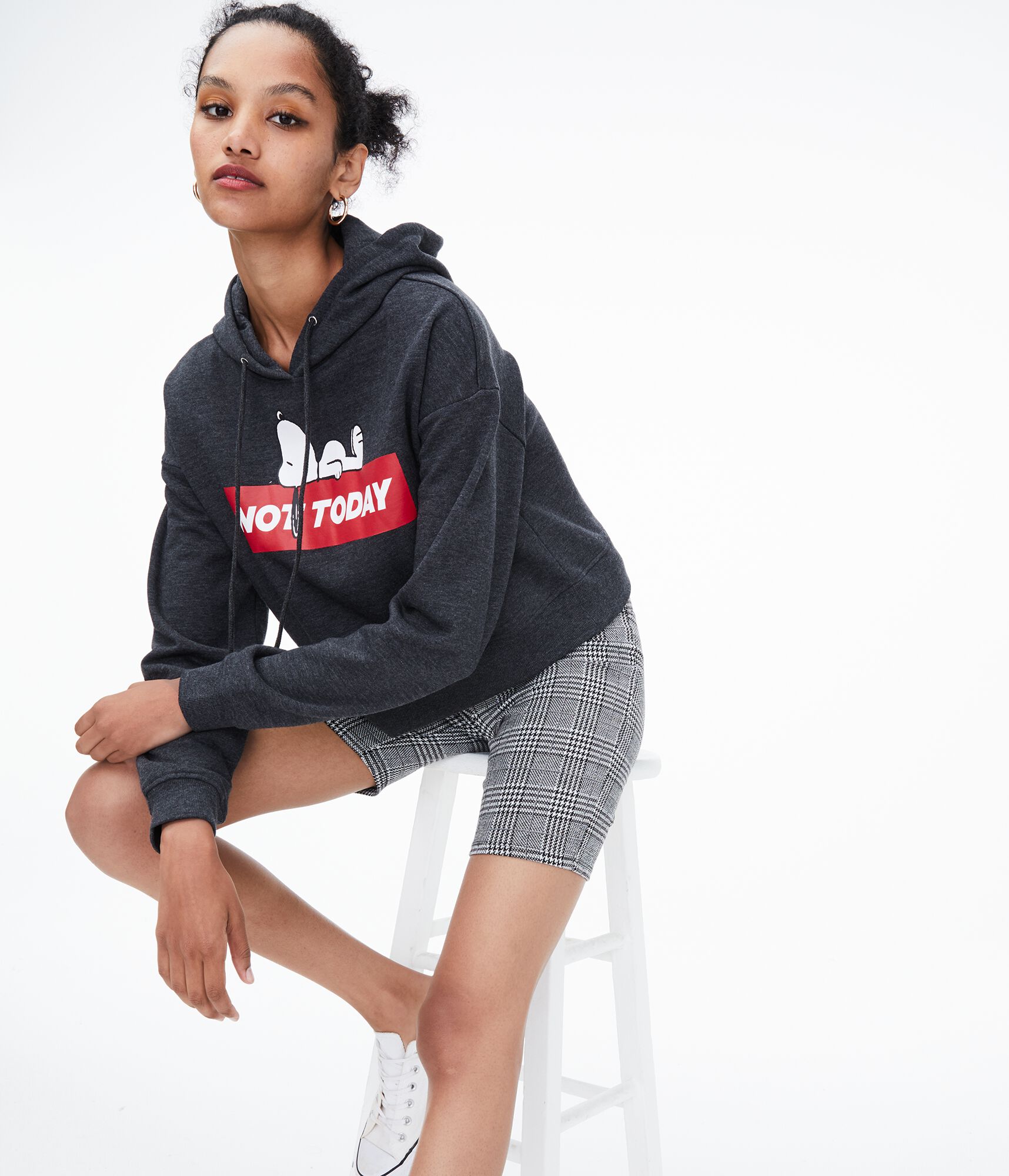 Snoopy Not Today Pullover Hoodie