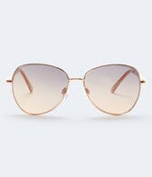 Tinted Aviator Sunglasses