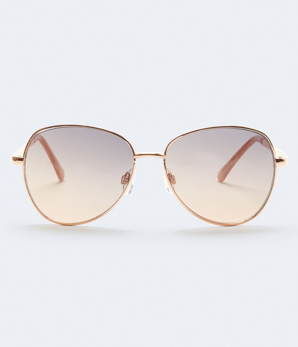 Tinted Aviator Sunglasses