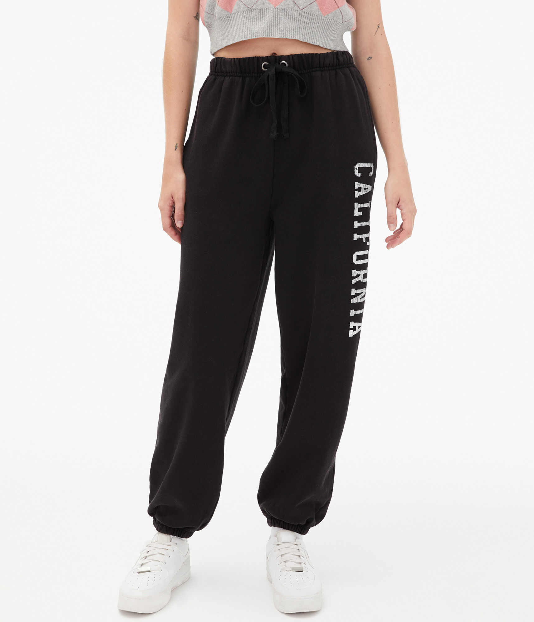 California Baggy High-Rise Cinched Sweatpants
