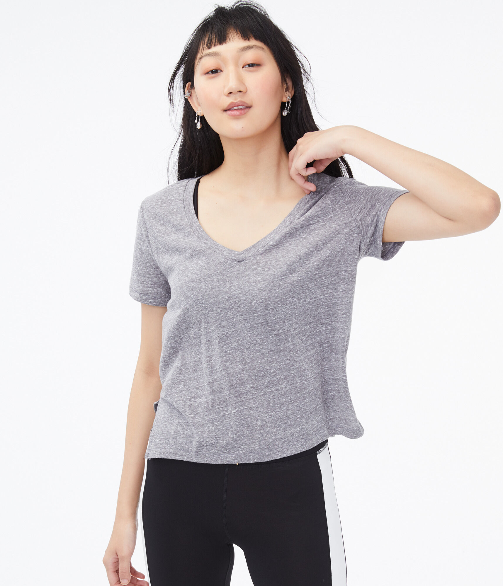 Perfect Cotton V-Neck Tee