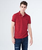 A87NY Stretch Piqué Polo