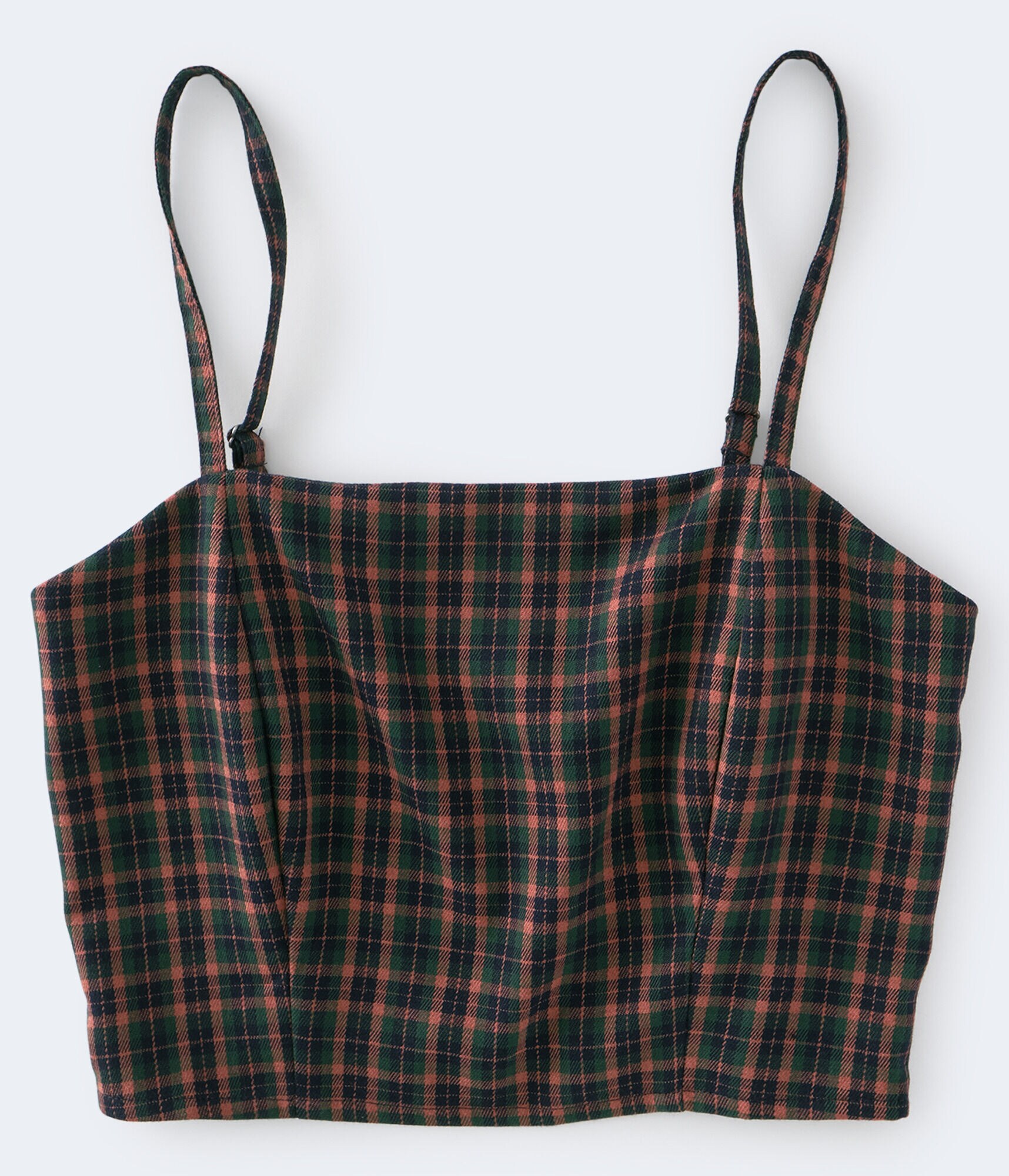 Plaid Cropped Tank