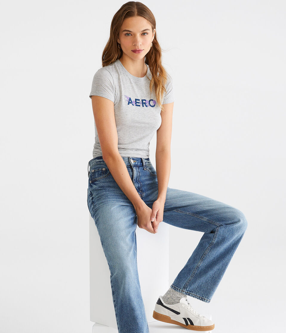 Aero Floral Graphic Tee