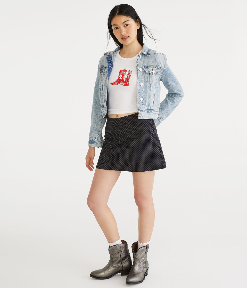 Long Sleeve Cowboy Boots Graphic Baby Tee