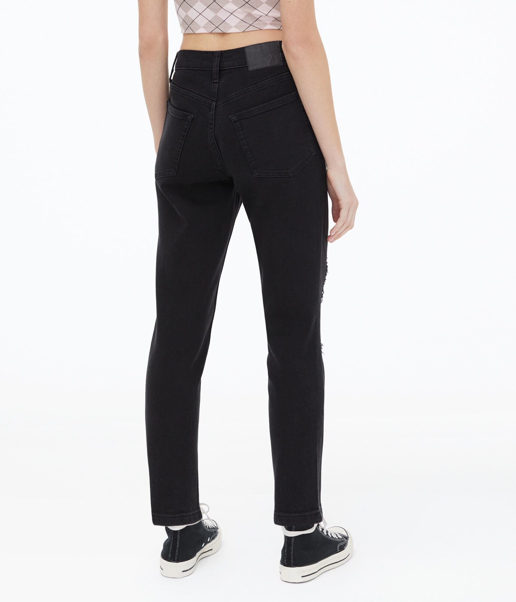 High-Rise Stretch Mom Jean
