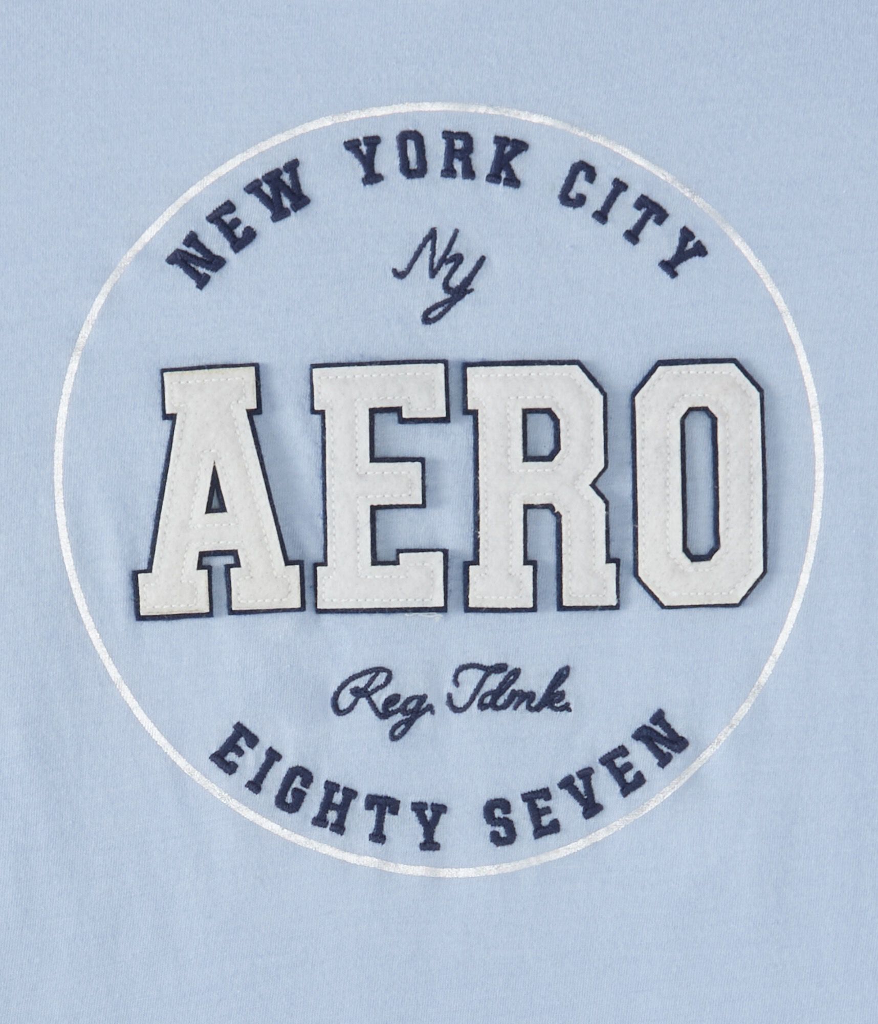 Aero Eighty Seven Foil Appliqu&eacute; Graphic Tee