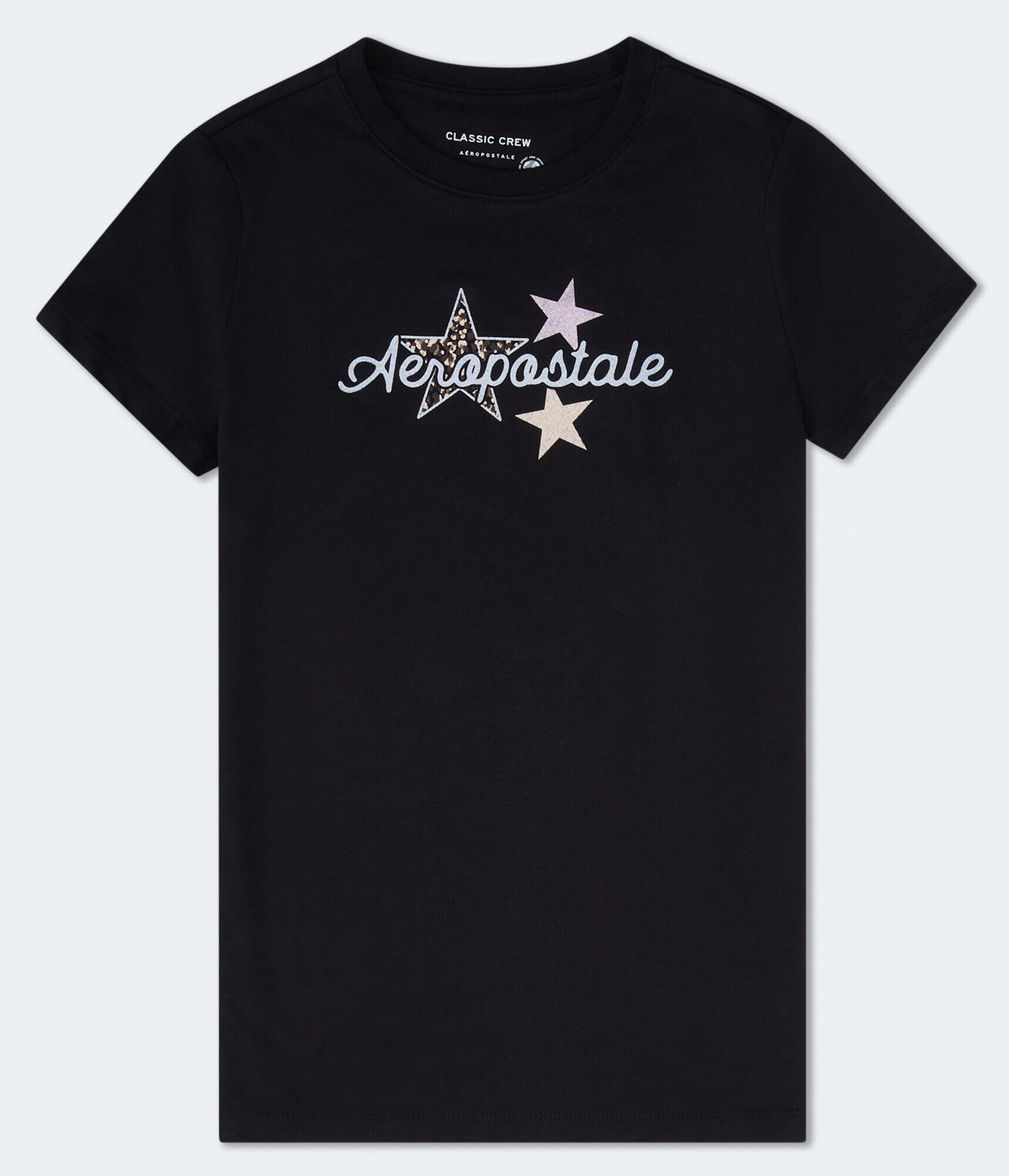 Aeropostale Leopard Star Graphic Tee
