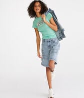 Aero Floral Fill Appliqué Graphic Tee