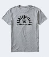 Aeropostale Arch Flocked Graphic Tee